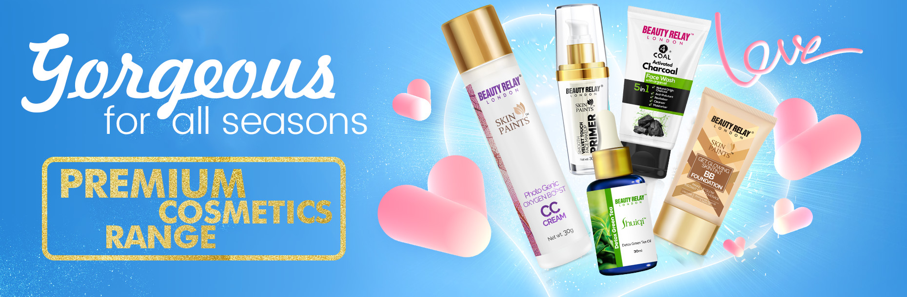 Premium Cosmetics Range