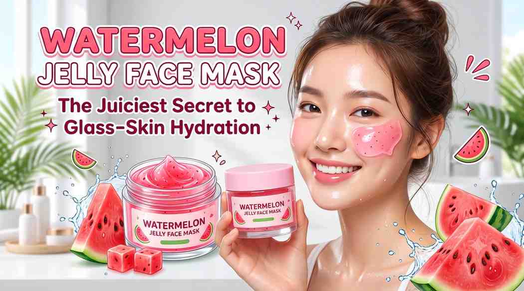 WATERMELON JELLY FACE MASK – GET INSTANTLY FRESH, HYDRATED & GLOWING SKIN
