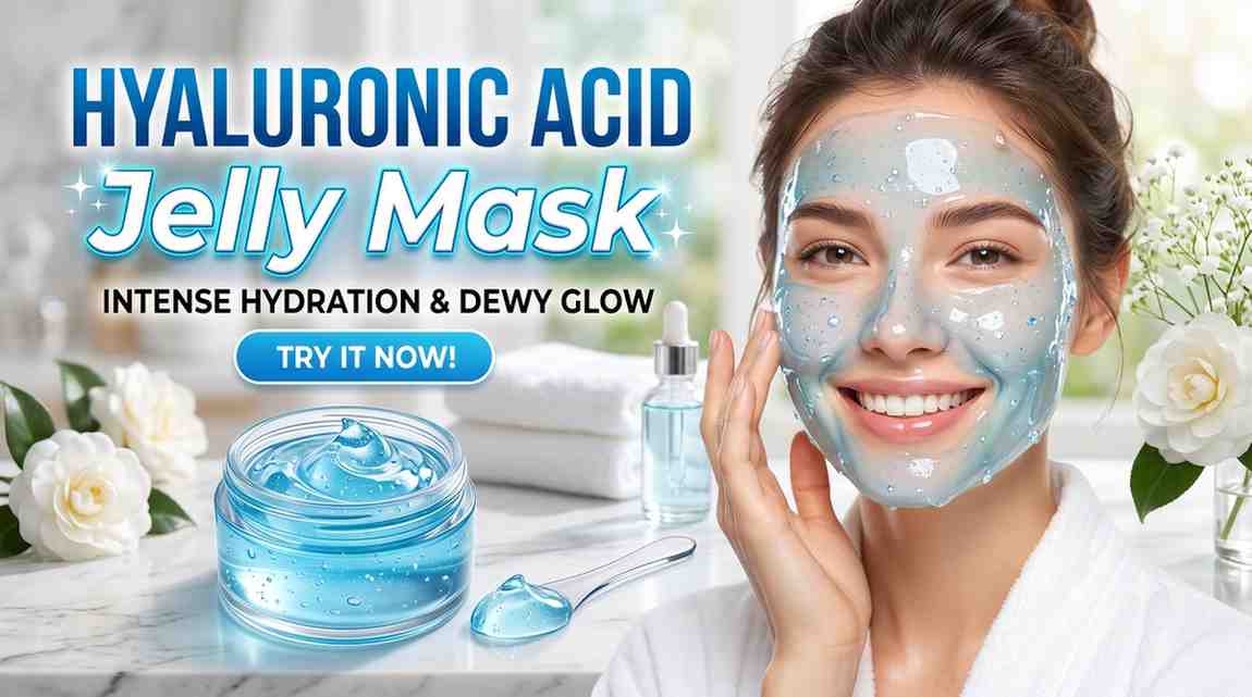 HYALURONIC ACID JELLY MASK | INTENSE SKIN HYDRATION CARE