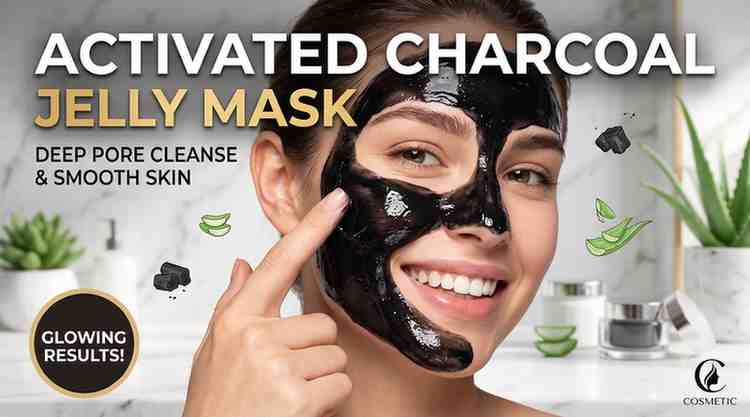 BEST ACTIVATED CHARCOAL JELLY MASK FOR SALON & SPA USE