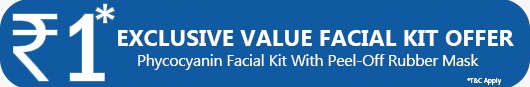 Phycocyanin Facial Kit With Peel-Off Rubber Mask At Rs-1