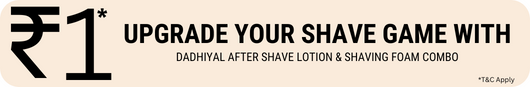 Dadhiyal After Shave Lotion & Shaving Foam Combo Pack At Rs-1