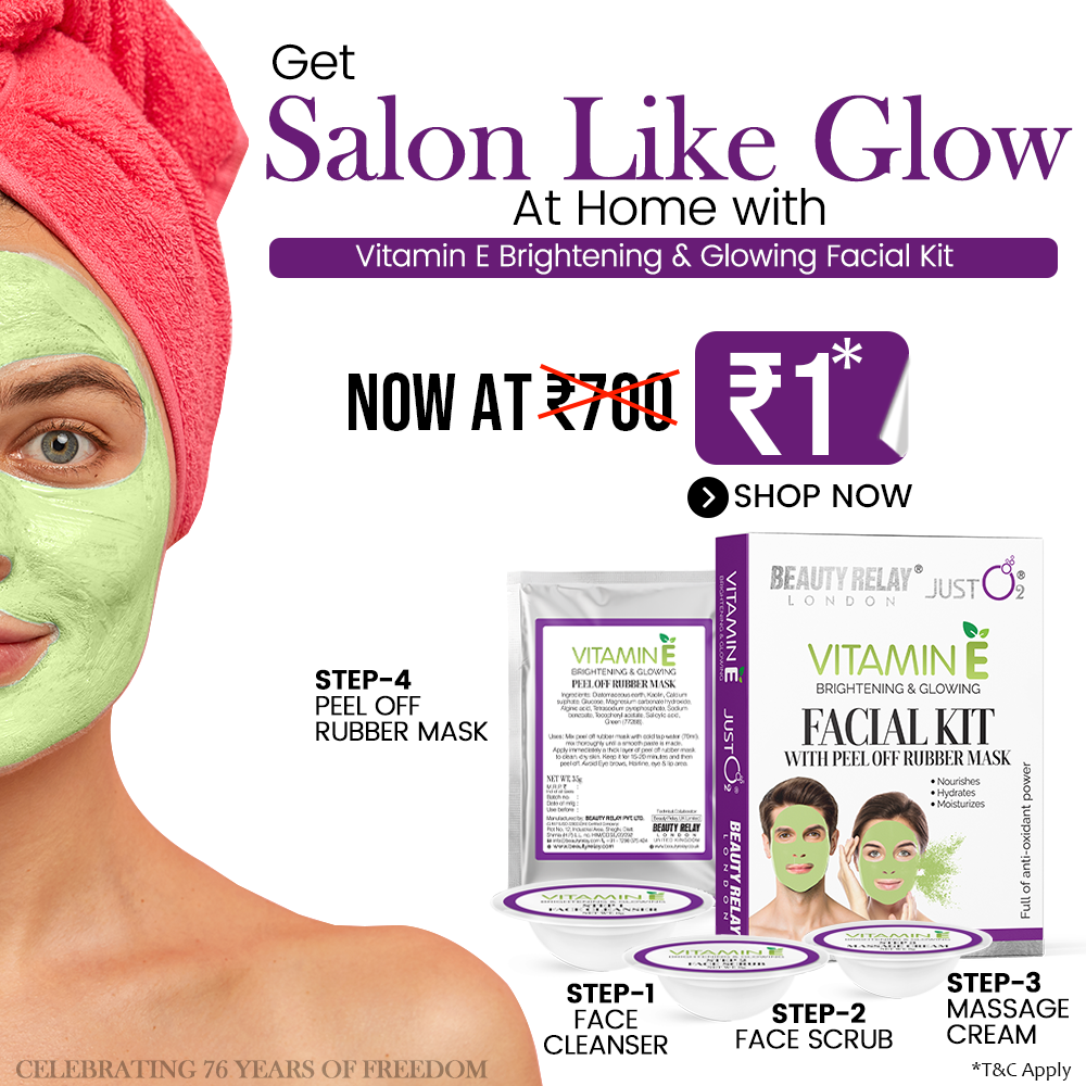 Vitamin E Facial Kit With Peel Off Rubber Mask At Rs-1