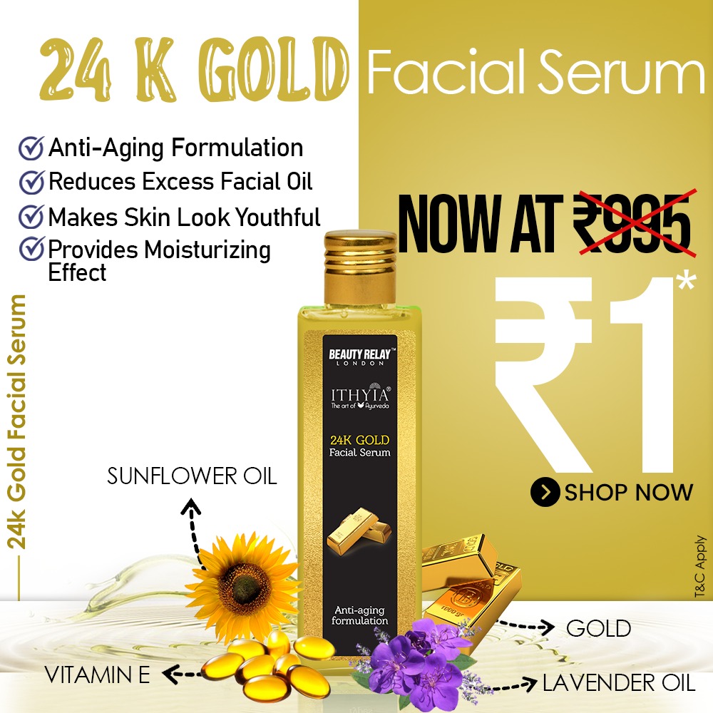 24k Gold Facial Serum At Rs-1