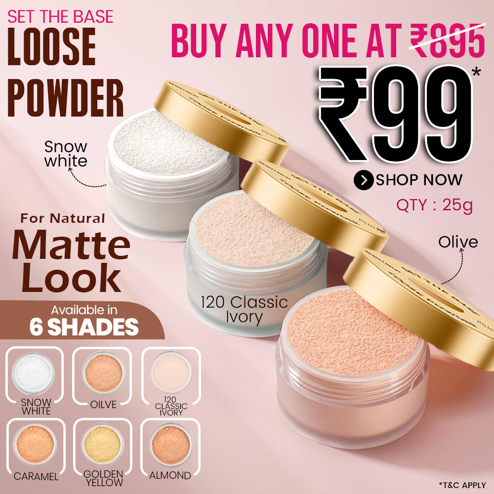 Set The Base Loose Powder At Rs-99 - 25gm