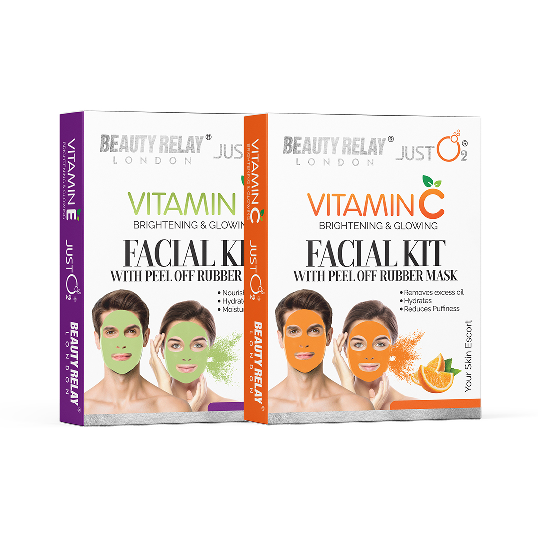 Vitamin E Facial Kit Rubber Mask And Vitamin C Facial Kit Rubber Mask