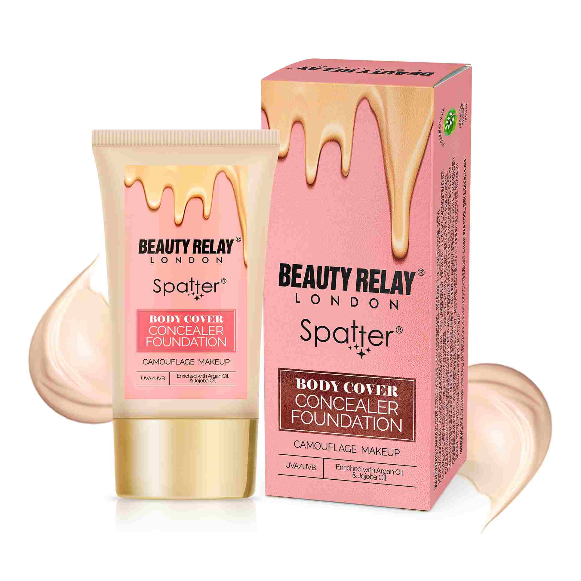 Spatter Body Cover Concealer Foundation - 40ml