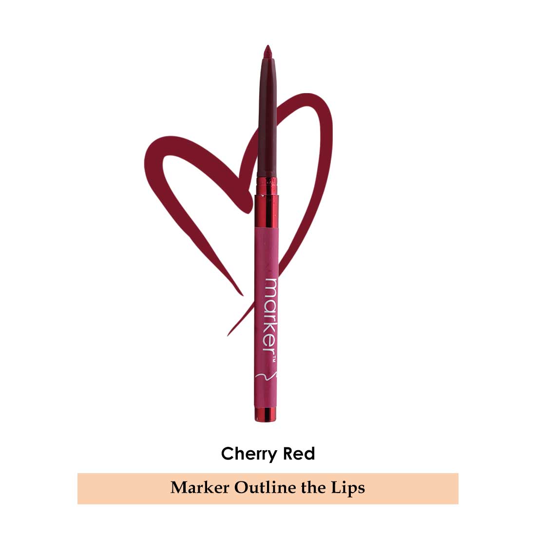 Marker Outline The Lips