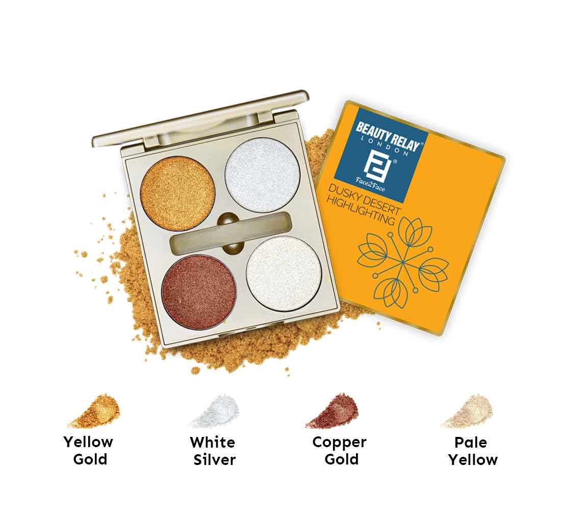 Face 2 Face Dusky Desert Highlighting Palette - 14g