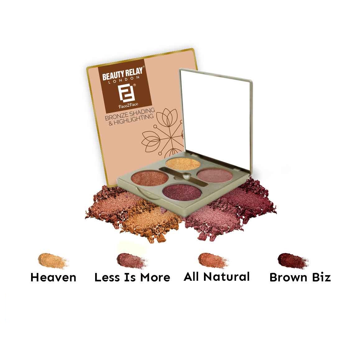 Face 2 Face Bronze Shading & Highlighting Palette - 14g
