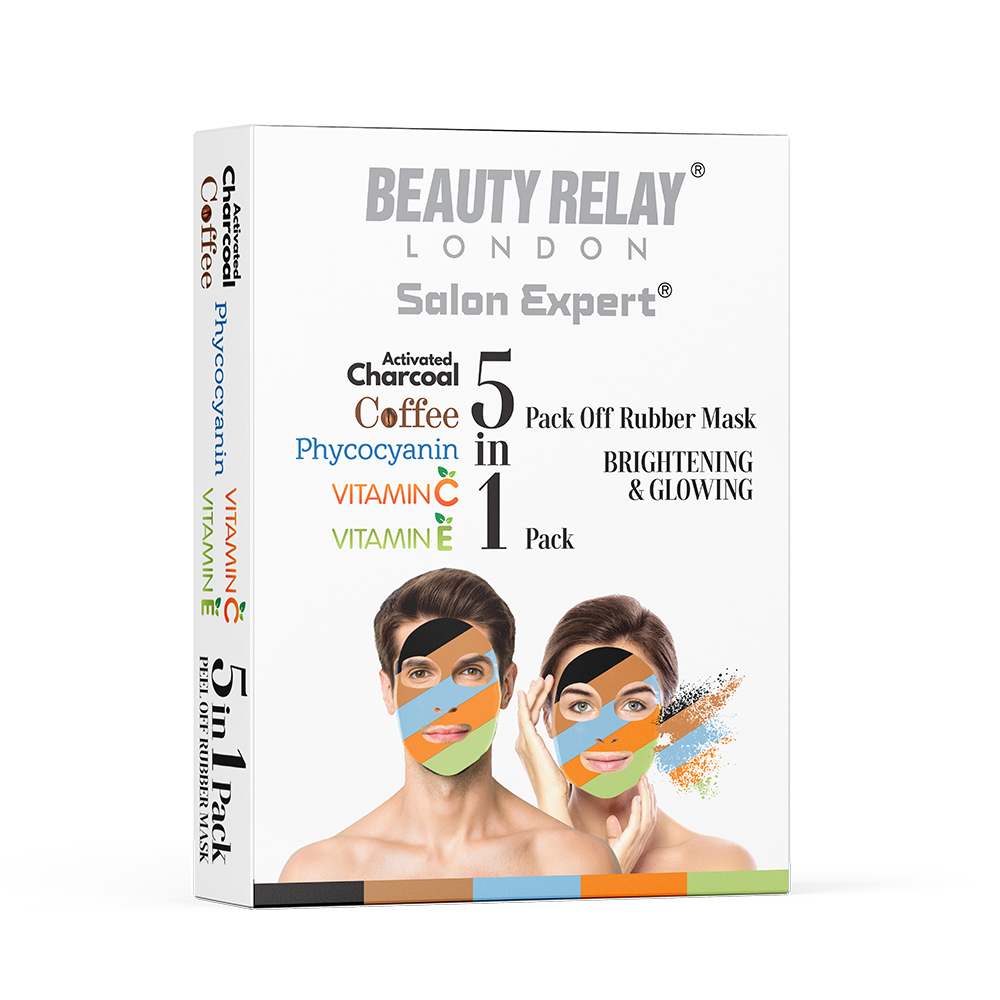 5 in 1 Pack Peel Off Rubber Mask