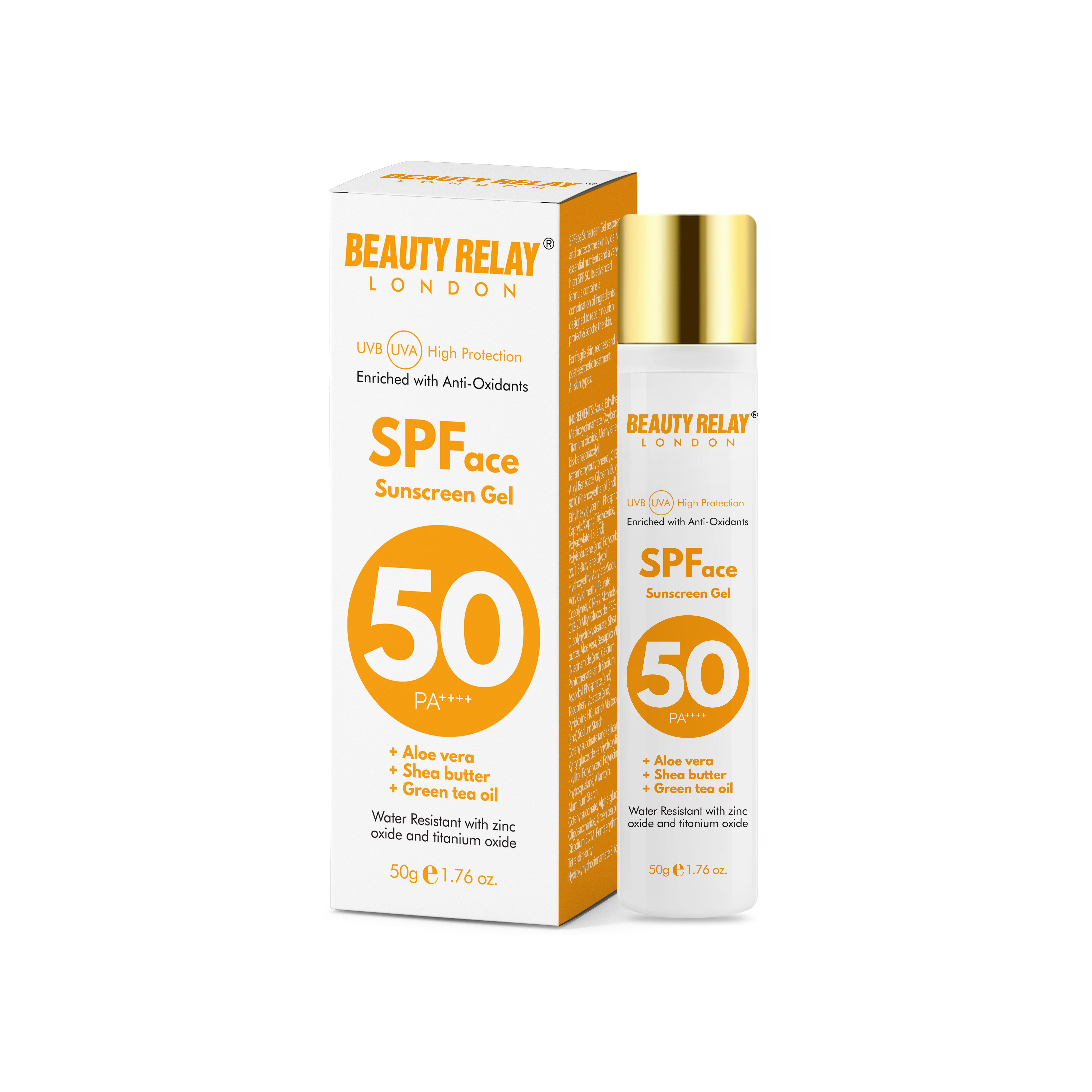 Sunscreen Gel SPF 50 PA++++- 100ml