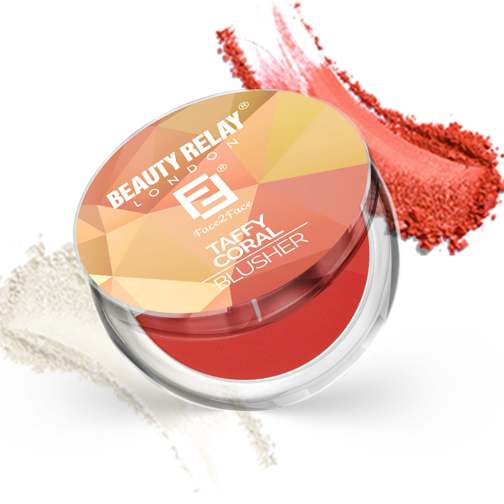 Face 2 Face Taffy Coral Blusher - 12g