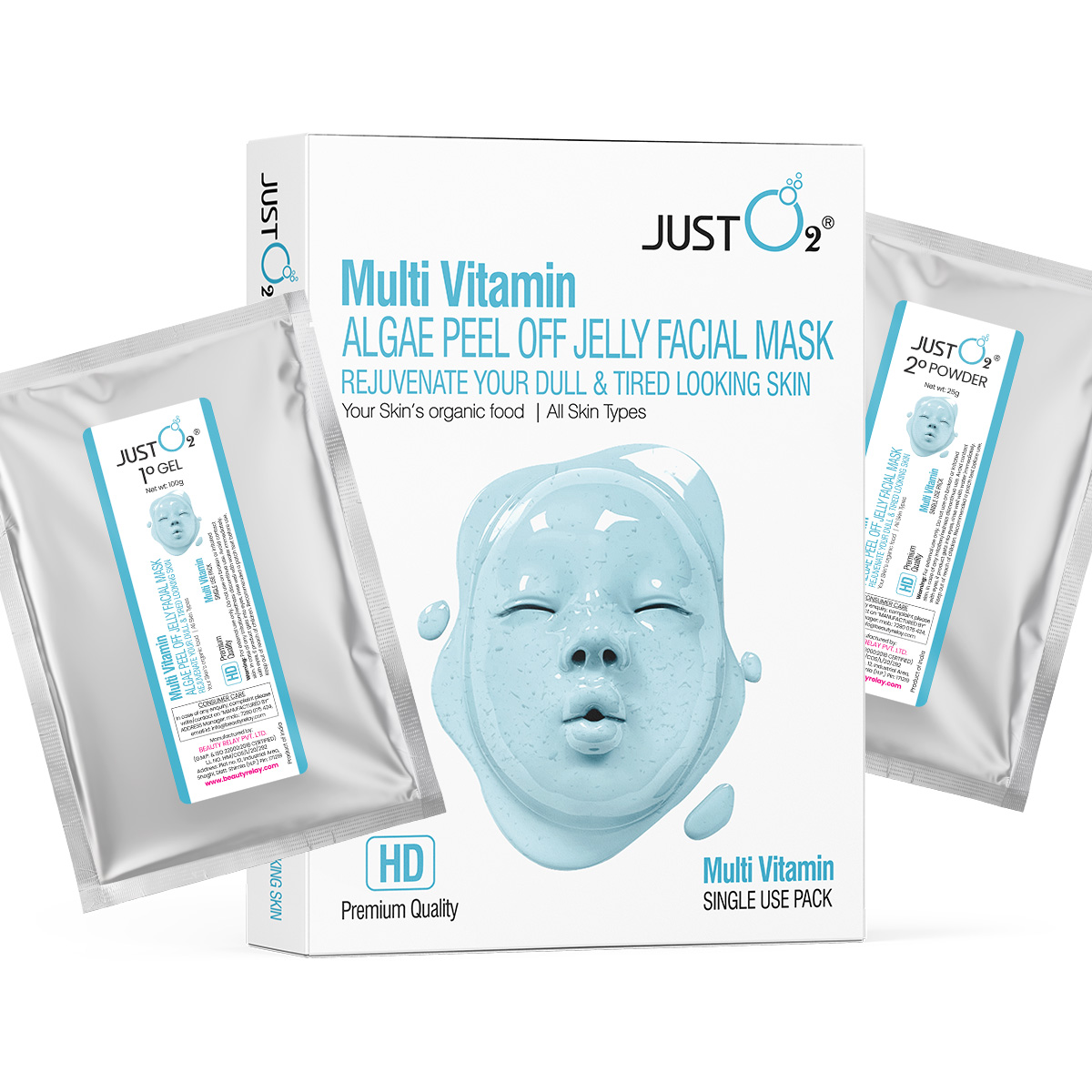 Multi Vitamin Algae Peel Off Jelly Facial Mask