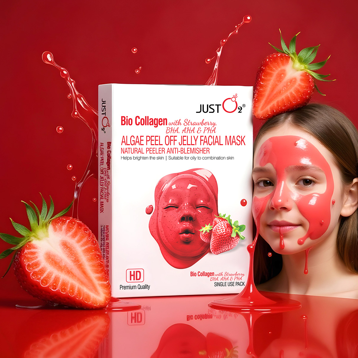 Bio Collagen Algae Peel Off Jelly Facial Mask