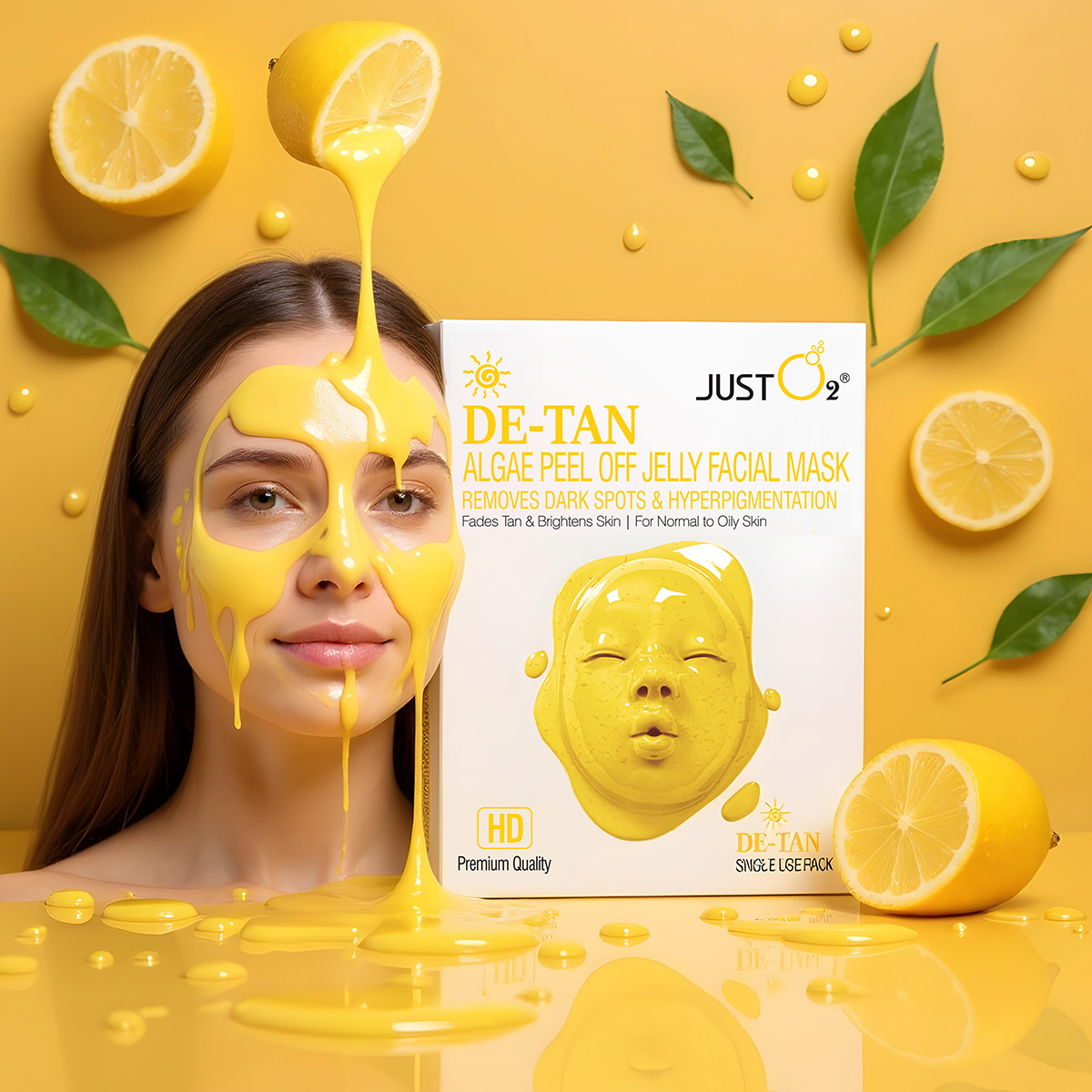De-Tan Algae Peel Off Jelly Facial Mask