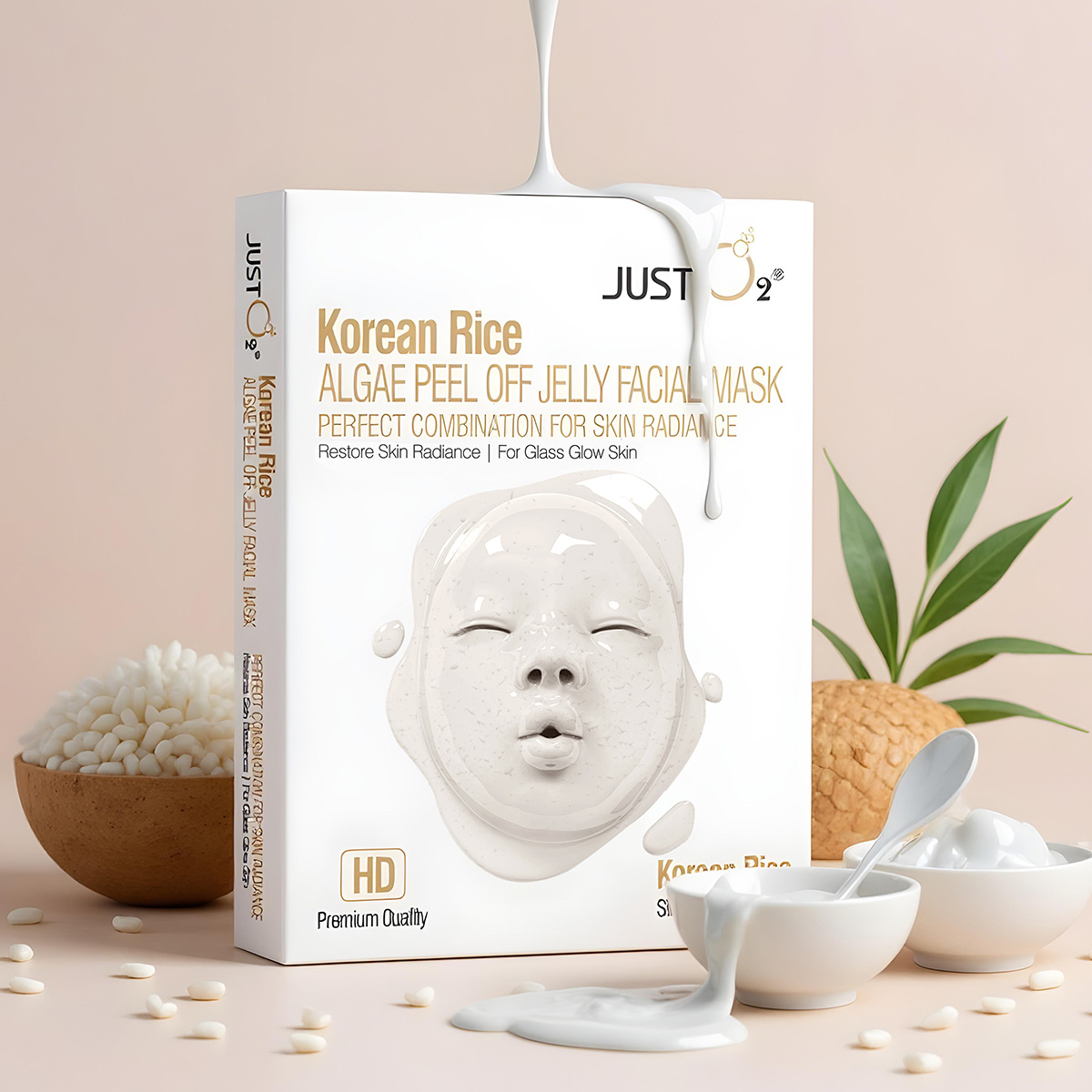 Korean Rice Algae Peel Off Jelly Facial Mask