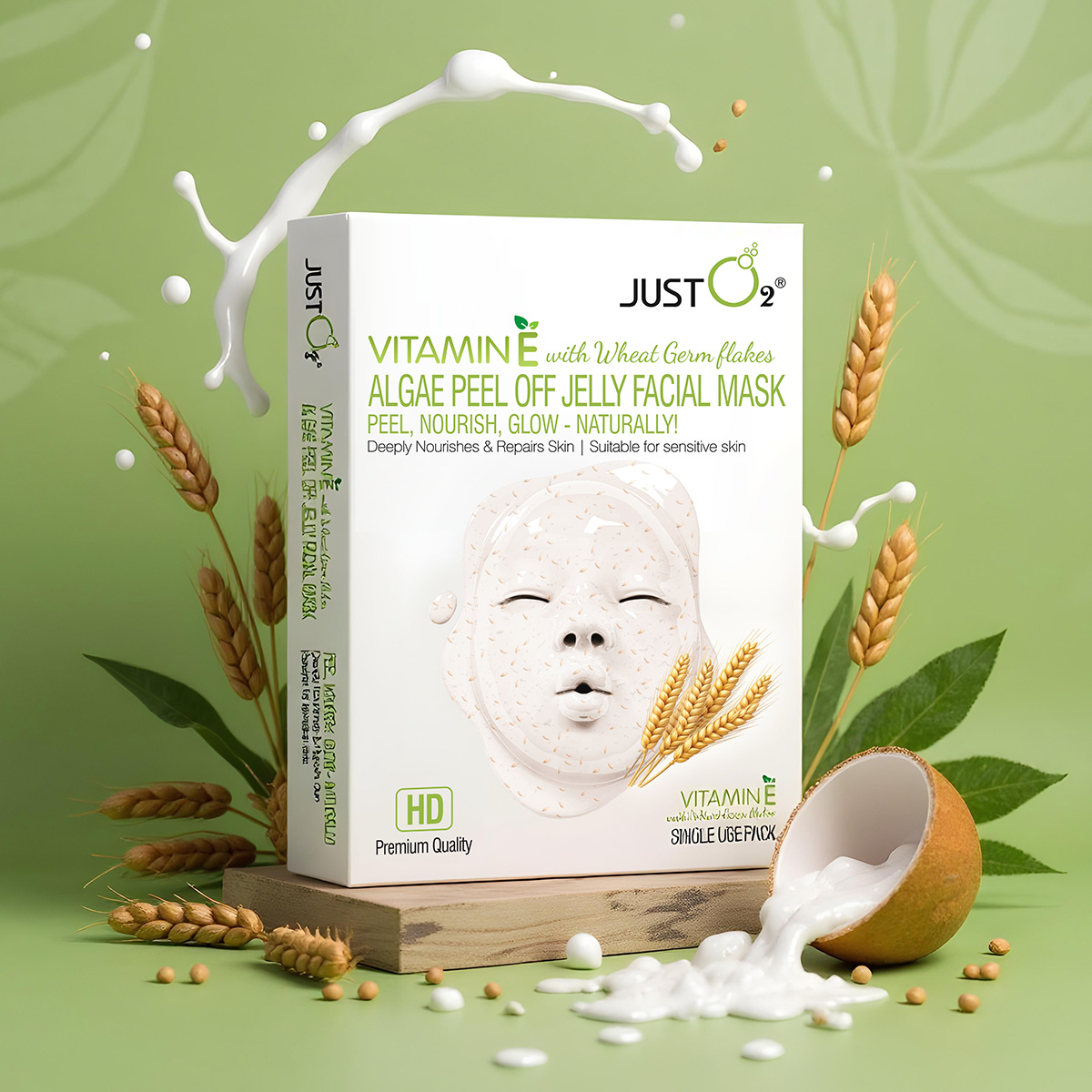 Vitamin E Algae Peel Off Jelly Facial Mask